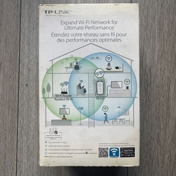 TP-Link AC1750 Internet Wi-Fi Dual Band Range Extender RE450 - Picture 6 of 12